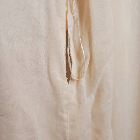 Ralph Lauren Blush Pink Linen Ruffle Wrap Around Dress Sz. 8 NW/OUT T - Picture 6 of 9